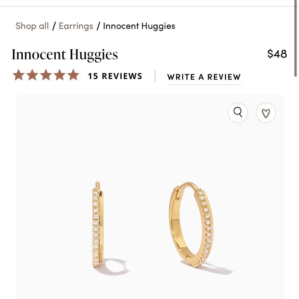 Uncommon James Innocent Huggies Earrings